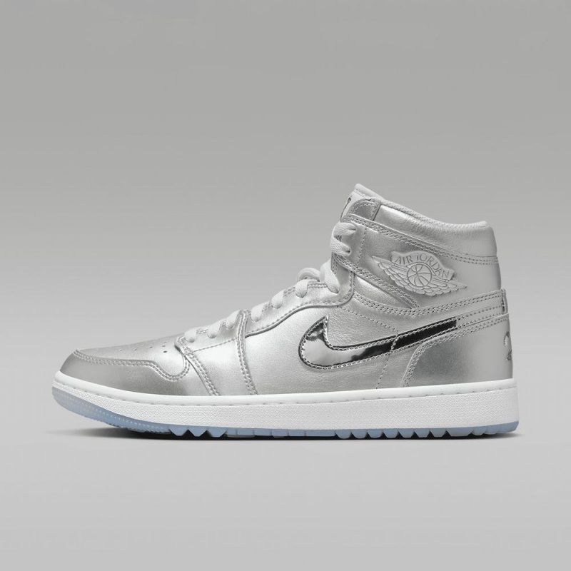 Nike Air Jordan 1 High G NRG Miesten Kengät Metal Hopea Valkoinen | 256OPXZSY