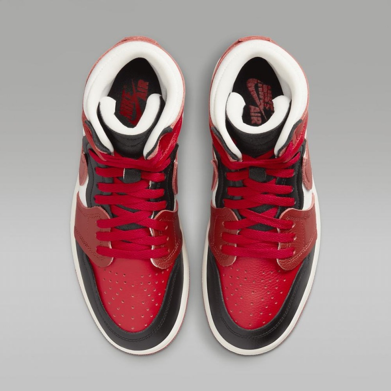Nike Air Jordan 1 High Method of Make Naisten Kengät Punainen Mustat | 781ZGUMQC