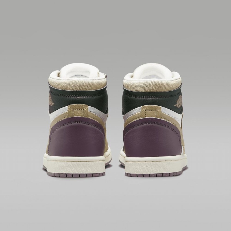 Nike Air Jordan 1 High Method of Make Naisten Kengät Khaki Mustat Valkoinen Violetit | 314WROMJP