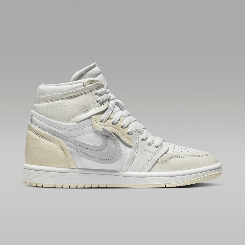 Nike Air Jordan 1 High Method of Make Naisten Kengät Valkoinen Vaaleankeltainen | 153RYDPNI