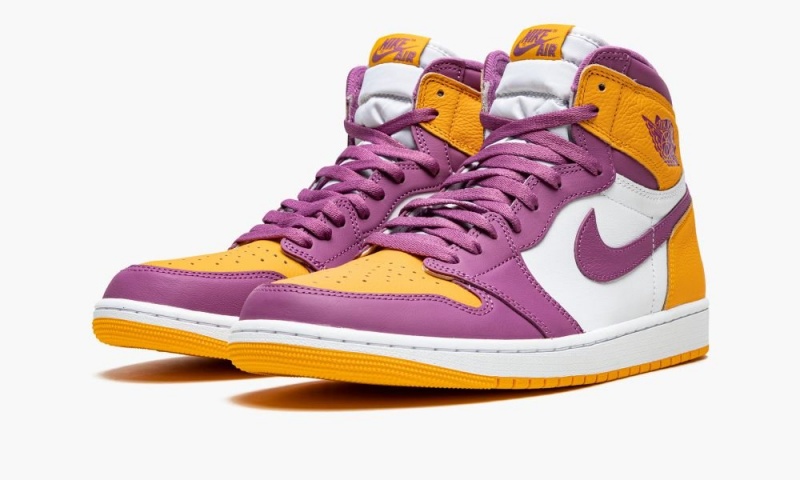 Nike Air Jordan 1 High OG 'Brotherhood' Miesten Kengät Violetit Kultaiset Vaalean | 708HLMPVK