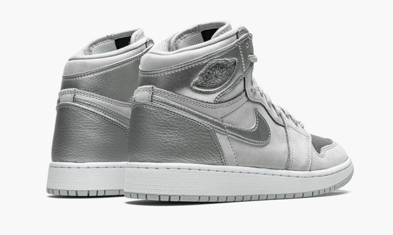 Nike Air Jordan 1 High OG GS 'Co.JP - Metallic Silver' Lasten Kengät Harmaat Metal Hopea | 347AWLFCT