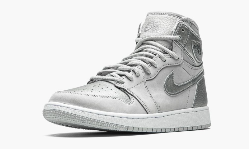 Nike Air Jordan 1 High OG GS 'Co.JP - Metallic Silver' Lasten Kengät Harmaat Metal Hopea | 347AWLFCT