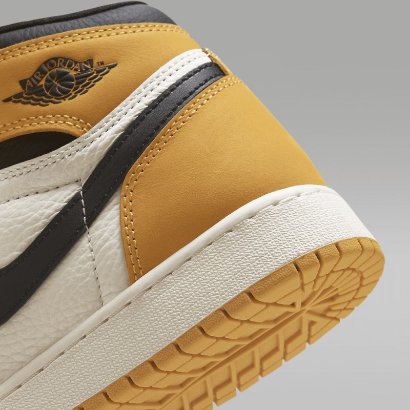 Nike Air Jordan 1 High OG Lasten Kengät Keltainen Valkoinen | 894PNHISF