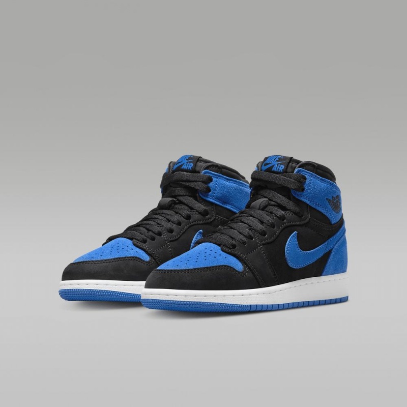 Nike Air Jordan 1 High OG Lasten Kengät Sininen Mustat | 108NLTIKW