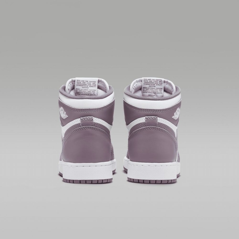 Nike Air Jordan 1 High OG Lasten Kengät Valkoinen Sininen Violetit | 897UQJFDW