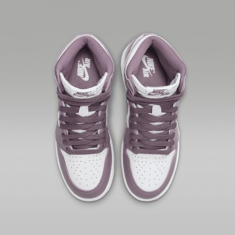 Nike Air Jordan 1 High OG Lasten Kengät Valkoinen Sininen Violetit | 897UQJFDW