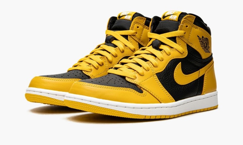 Nike Air Jordan 1 High OG 'Pollen' Miesten Kengät Mustat Valkoinen Keltainen | 902WVCYSA