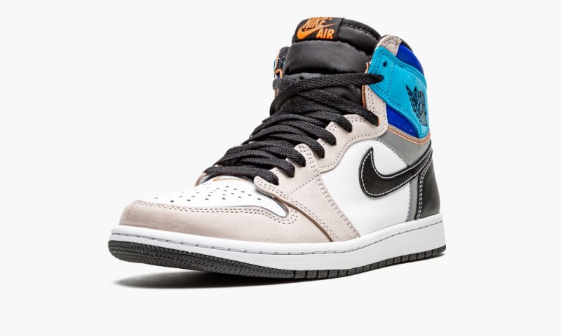 Nike Air Jordan 1 High OG 'Prototype' Miesten Kengät Valkoinen Monivärinen Oranssi | 715FRCBVO