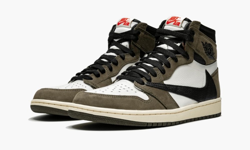 Nike Air Jordan 1 High OG TS SP 'Travis Scott' Miesten Kengät Tummanbeige Punainen | 675KBQGJT
