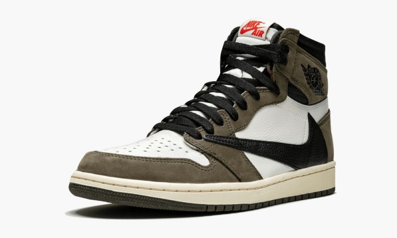 Nike Air Jordan 1 High OG TS SP 'Travis Scott' Miesten Kengät Tummanbeige Punainen | 675KBQGJT