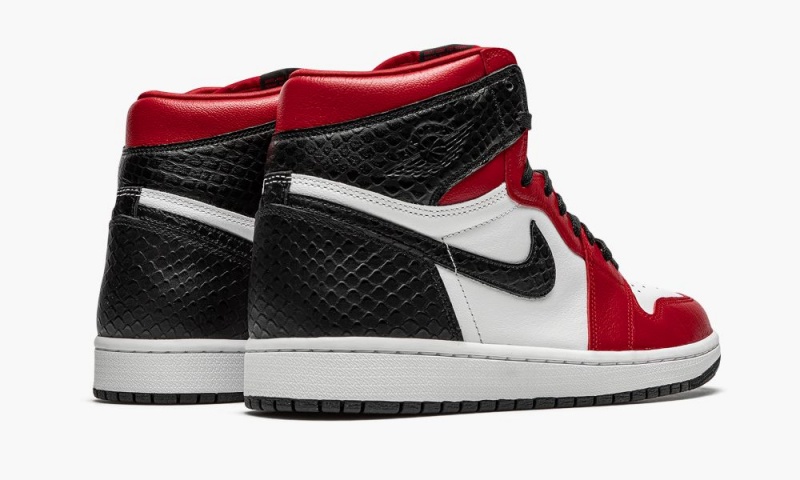 Nike Air Jordan 1 High Retro 'Satin Snake' Naisten Kengät Punainen Mustat | 157FJKARS