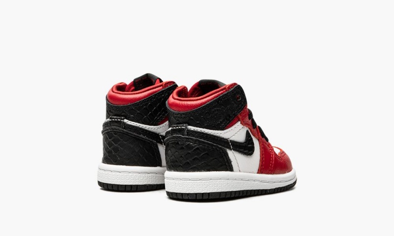 Nike Air Jordan 1 High Retro TD 'Satin Snake' Lasten Kengät Punainen Valkoinen Mustat | 563SVCUHQ