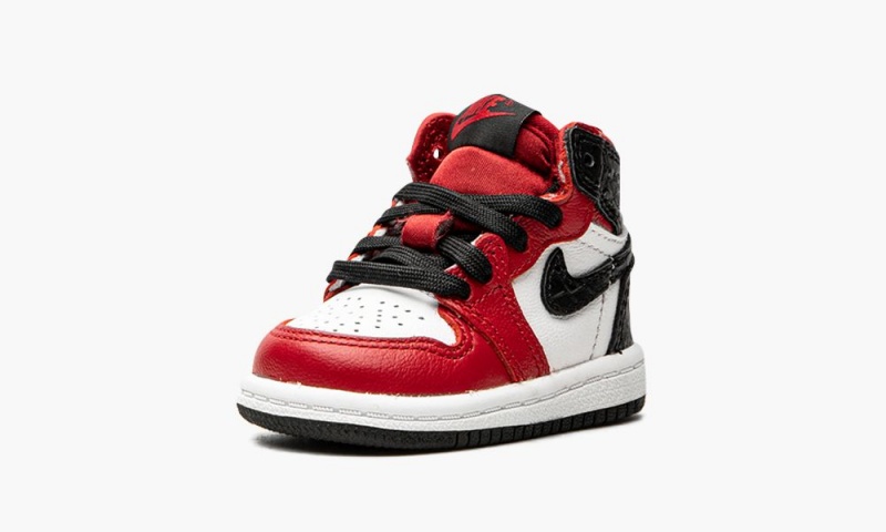 Nike Air Jordan 1 High Retro TD 'Satin Snake' Lasten Kengät Punainen Valkoinen Mustat | 563SVCUHQ