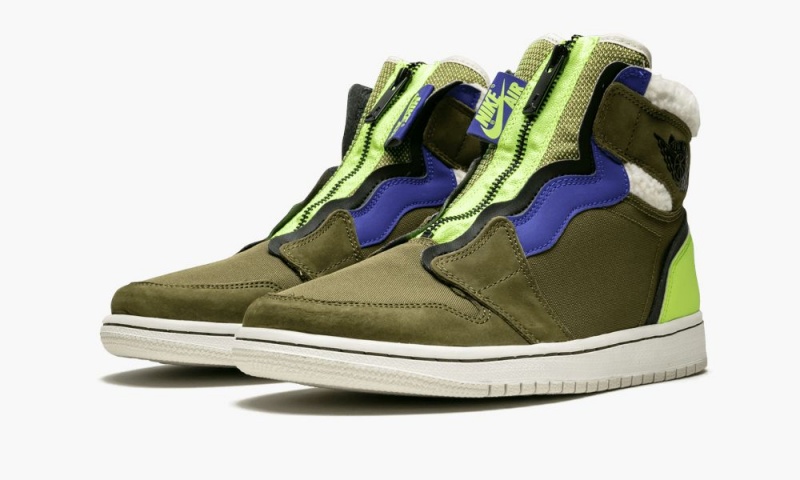 Nike Air Jordan 1 High ZIP UP Naisten Kengät Mustat | 615JKLRIB
