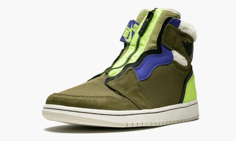 Nike Air Jordan 1 High ZIP UP Naisten Kengät Mustat | 615JKLRIB