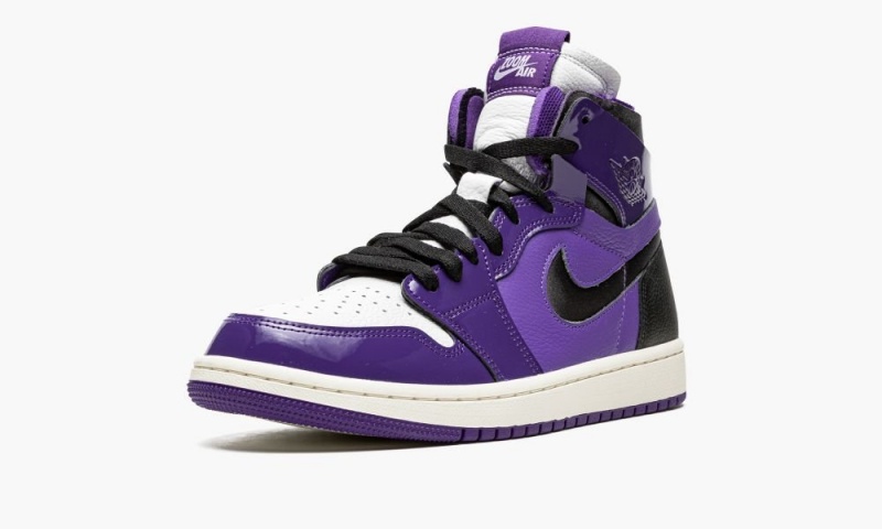 Nike Air Jordan 1 High Zoom CMFT 'Purple Kiiltonahka' Naisten Kengät Violetit Mustat | 347LJCMSQ