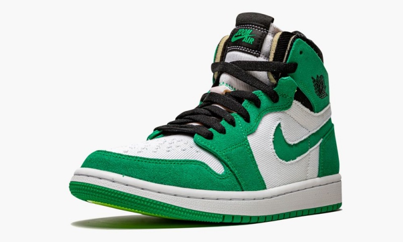 Nike Air Jordan 1 High Zoom CMFT 'Stadium Green' Miesten Kengät Vihreä Mustat Valkoinen | 170TVZJXM
