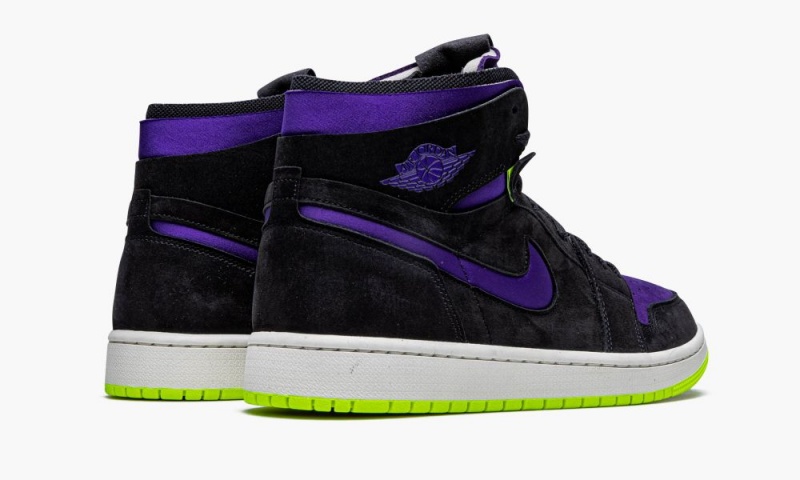 Nike Air Jordan 1 High Zoom 'Lemon Venom' Naisten Kengät Mustat Violetit Sitruuna | 315VJHDAT