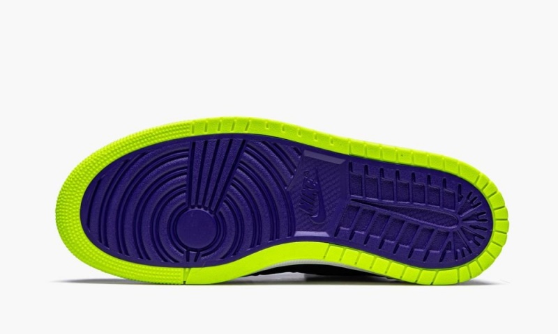 Nike Air Jordan 1 High Zoom 'Lemon Venom' Naisten Kengät Mustat Violetit Sitruuna | 315VJHDAT