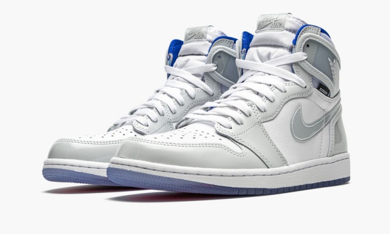 Nike Air Jordan 1 High Zoom 'Racer Blue' Miesten Kengät Valkoinen Sininen | 547LSRWTJ