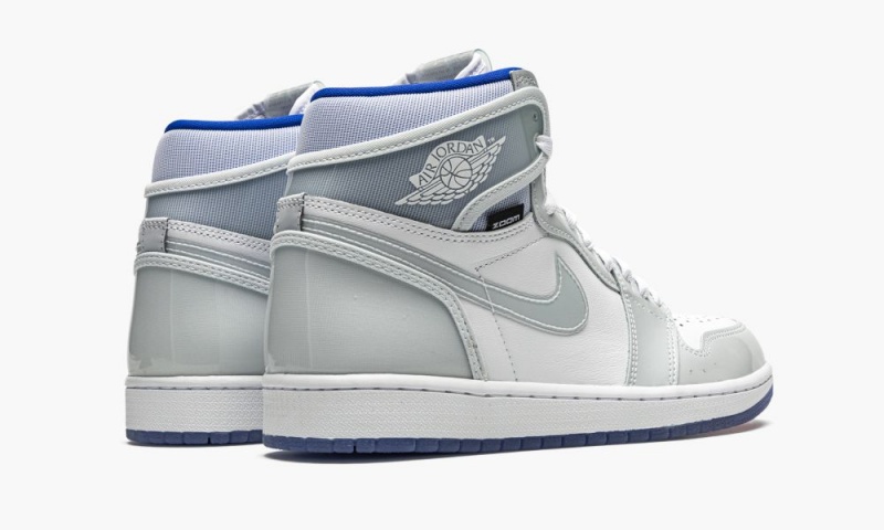 Nike Air Jordan 1 High Zoom 'Racer Blue' Miesten Kengät Valkoinen Sininen | 547LSRWTJ