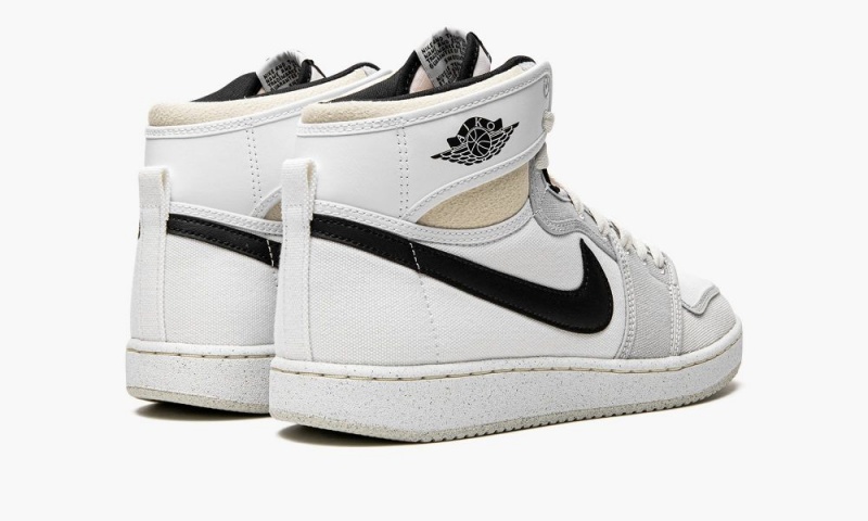 Nike Air Jordan 1 KO 'Greyscale' Miesten Kengät Valkoinen Vaaleanharmaat Mustat | 263KAZJLB