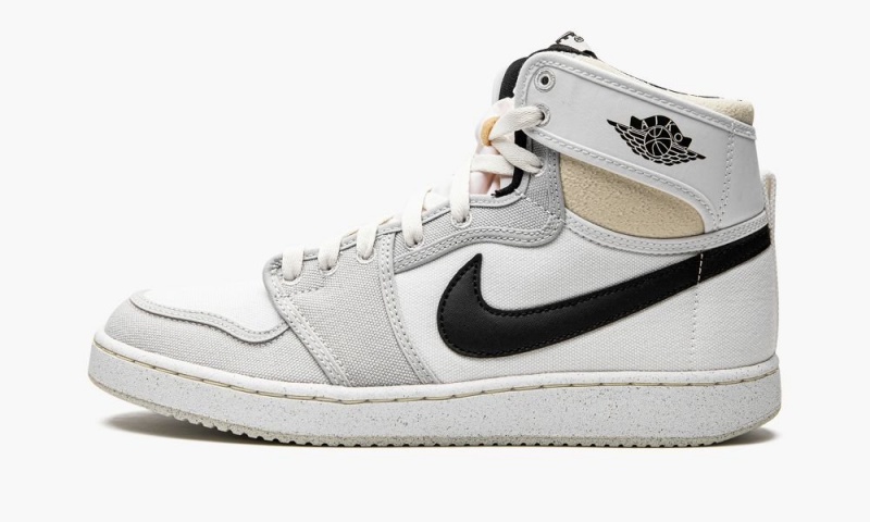 Nike Air Jordan 1 KO \'Greyscale\' Miesten Kengät Valkoinen Vaaleanharmaat Mustat | 263KAZJLB