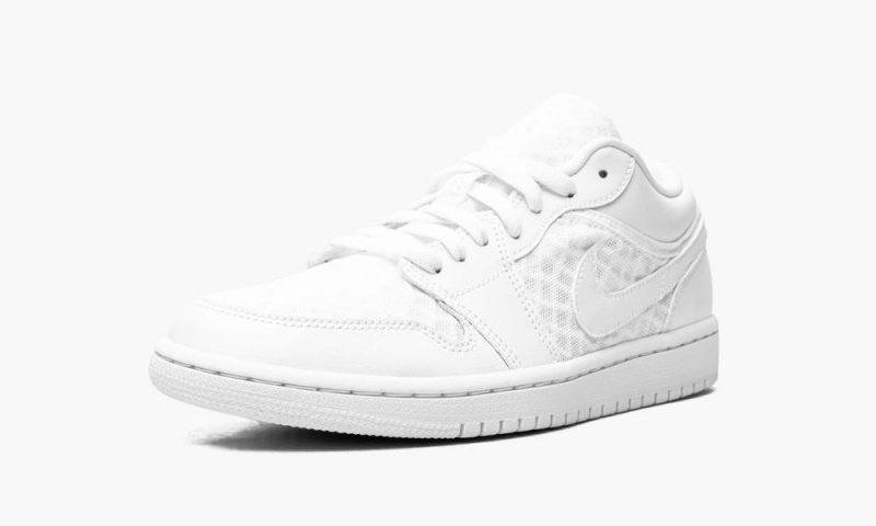 Nike Air Jordan 1 LOW BREATHE 'Triple White' Naisten Kengät Valkoinen | 546THDYKX