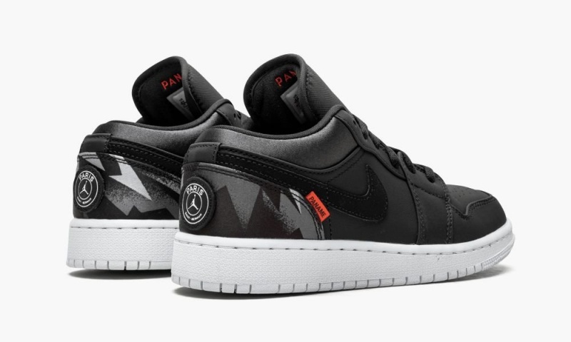 Nike Air Jordan 1 Low BG 'PSG - Paris Saint Germain' Lasten Kengät Mustat Punainen | 468MQLUTE