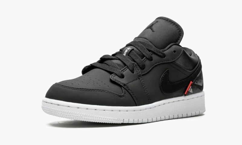 Nike Air Jordan 1 Low BG 'PSG - Paris Saint Germain' Lasten Kengät Mustat Punainen | 468MQLUTE
