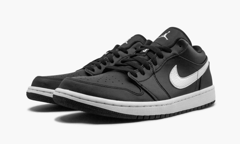 Nike Air Jordan 1 Low 'Black/White' Naisten Kengät Mustat Valkoinen | 514TSNAYE