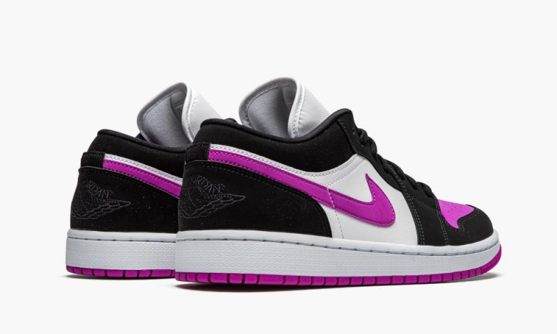Nike Air Jordan 1 Low 'Black/ Cactus Flower' Naisten Kengät Mustat Kukka Valkoinen | 892LXAVYD