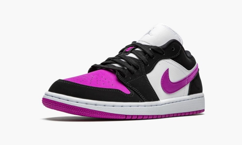 Nike Air Jordan 1 Low 'Black/ Cactus Flower' Naisten Kengät Mustat Kukka Valkoinen | 892LXAVYD