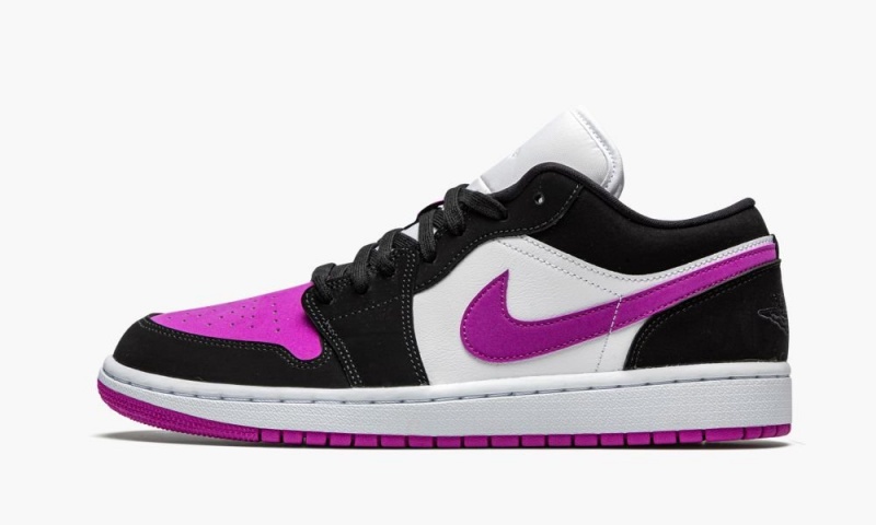 Nike Air Jordan 1 Low \'Black/ Cactus Flower\' Naisten Kengät Mustat Kukka Valkoinen | 892LXAVYD