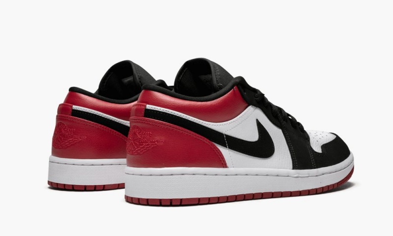 Nike Air Jordan 1 Low 'Black Varvas' Miesten Kengät Valkoinen Mustat | 657SLUYVM