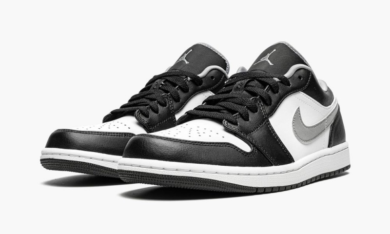 Nike Air Jordan 1 Low 'Black / Particle Grey' Miesten Kengät Mustat Harmaat Valkoinen | 784XBDRCP