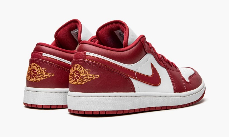 Nike Air Jordan 1 Low 'Cardinal Red' Miesten Kengät Punainen Syvä Keltainen Valkoinen | 869UJHVTP
