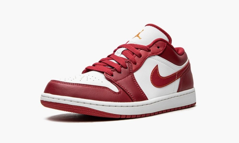 Nike Air Jordan 1 Low 'Cardinal Red' Miesten Kengät Punainen Syvä Keltainen Valkoinen | 869UJHVTP