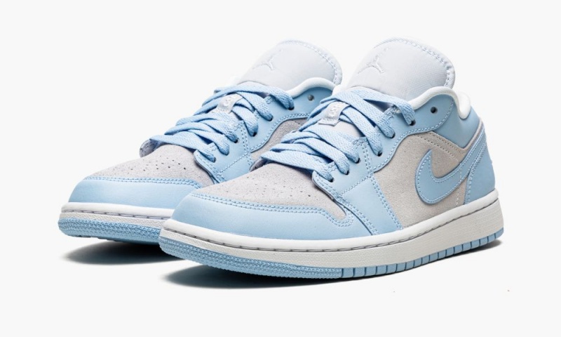 Nike Air Jordan 1 Low 'Football Grey Aluminum' Naisten Kengät Harmaat Valkoinen | 786TEUIFD