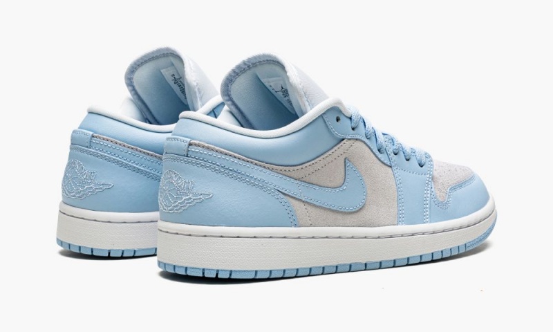 Nike Air Jordan 1 Low 'Football Grey Aluminum' Naisten Kengät Harmaat Valkoinen | 786TEUIFD