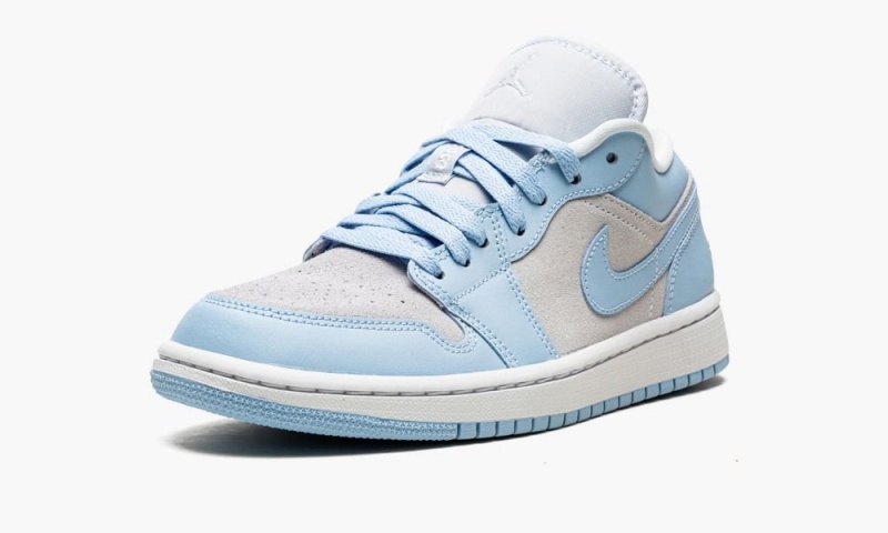 Nike Air Jordan 1 Low 'Football Grey Aluminum' Naisten Kengät Harmaat Valkoinen | 786TEUIFD