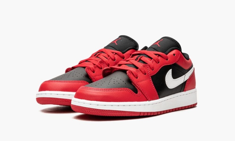 Nike Air Jordan 1 Low GS 'Black / Very Berry' Lasten Kengät Mustat Valkoinen Punainen | 532LGTHUK