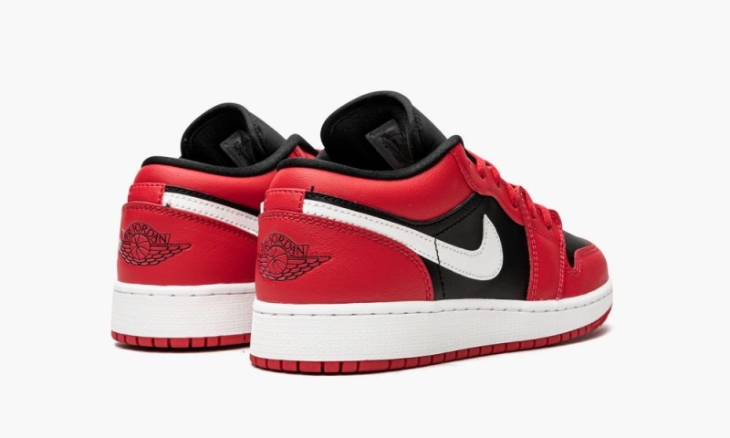Nike Air Jordan 1 Low GS 'Black / Very Berry' Lasten Kengät Mustat Valkoinen Punainen | 532LGTHUK