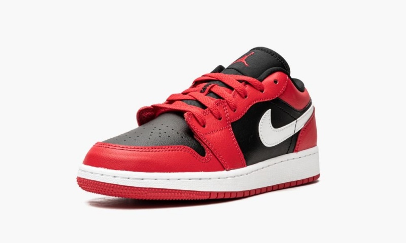 Nike Air Jordan 1 Low GS 'Black / Very Berry' Lasten Kengät Mustat Valkoinen Punainen | 532LGTHUK