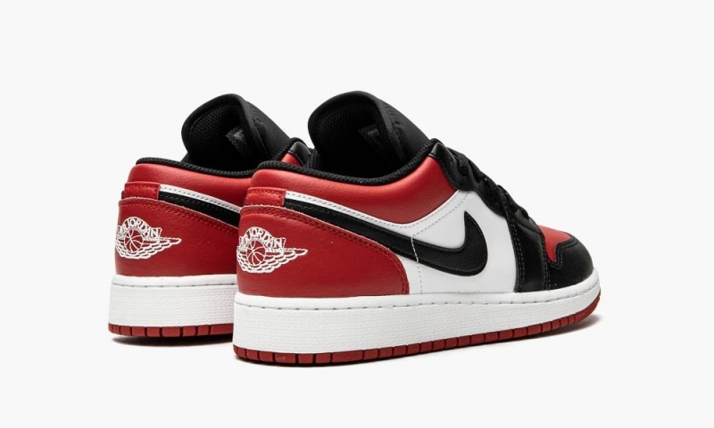 Nike Air Jordan 1 Low GS 'Bred Varvas' Lasten Kengät Punainen Valkoinen Mustat | 358GOIYWT
