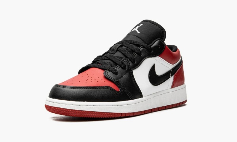 Nike Air Jordan 1 Low GS 'Bred Varvas' Lasten Kengät Punainen Valkoinen Mustat | 358GOIYWT