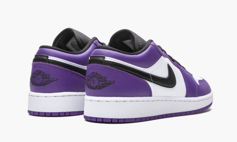 Nike Air Jordan 1 Low GS 'Court Purple' Lasten Kengät Violetit Mustat Valkoinen | 370GZEQPX