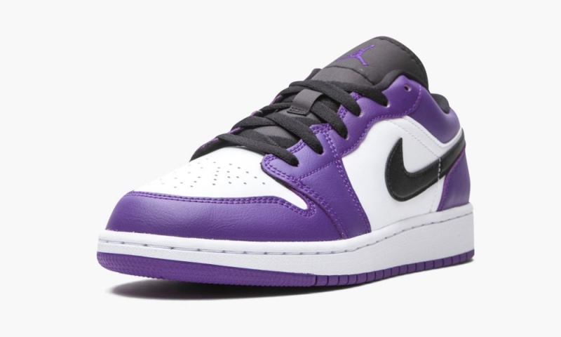 Nike Air Jordan 1 Low GS 'Court Purple' Lasten Kengät Violetit Mustat Valkoinen | 370GZEQPX