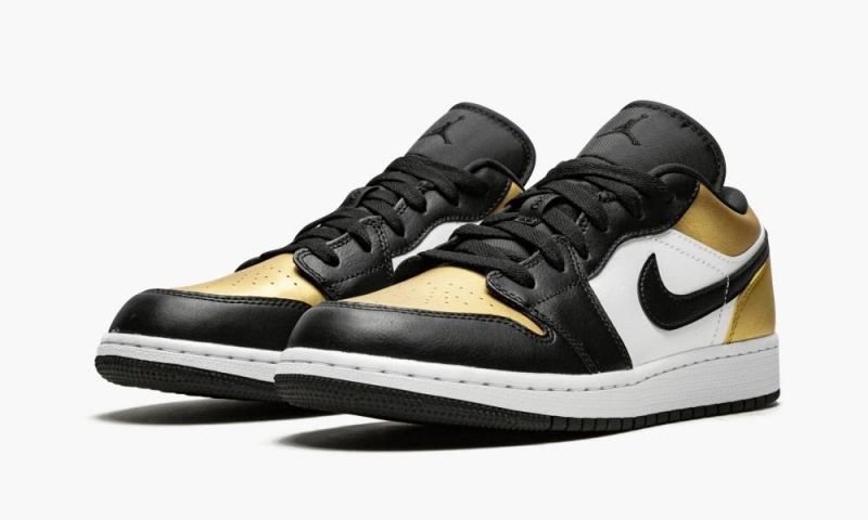 Nike Air Jordan 1 Low (GS) 'Gold Varvas' Lasten Kengät Metal Kultaiset Mustat Valkoinen | 694WFXDVH